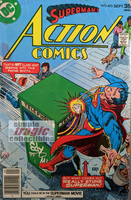 Action Comics #475 Comic Book Cover Art by Jose Luis Garcia-Lopez