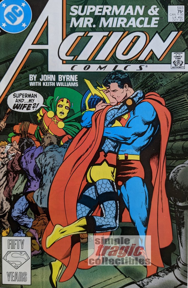 Action Comics (1938) 593 Simple Tragic Collectibles