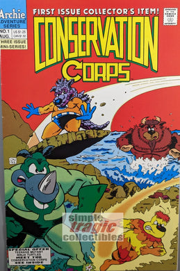 Conservation Corps #1 Comic Book Cover Art by Dan Nakrosis