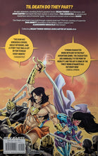 Load image into Gallery viewer, Dejah Thoris Versus John Carter Of Mars Trade Paperback Back Cover Art by Alessandro Miracolo