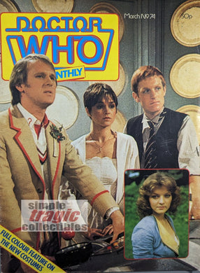 Doctor Who Monthly Magazine #74 Cover Art