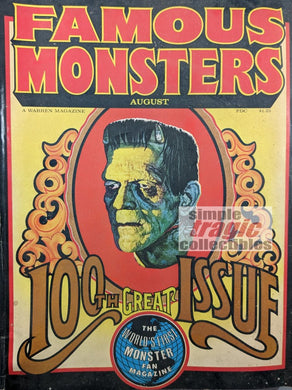 Famous Monsters Of Filmland Magazine #100 Cover Art