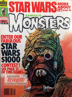 Famous Monsters Of Filmland Magazine #147 Cover Art