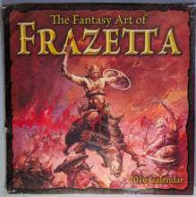 Load image into Gallery viewer, Fantasy Art Of Frazetta 2016 Calendar Front Cover Art