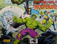 Load image into Gallery viewer, The Incredible Hulk And Wolverine #1 Wraparound Comic Book Cover Art by John Byrne