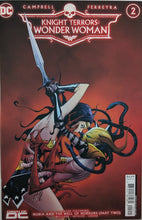 Load image into Gallery viewer, Knight Terrors: Wonder Woman #2 Comic Book Cover Art by Jae Lee