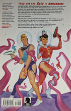 Load image into Gallery viewer, Killer Queens Volume 1 Trade Paperback Back Cover Art by Claudia Balboni
