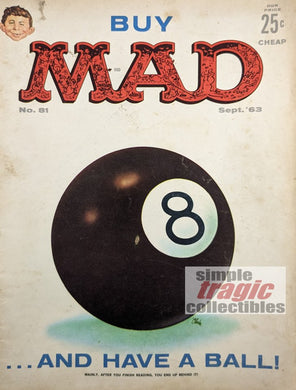 Mad Magazine #81 Cover Art