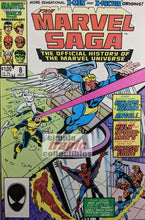 Load image into Gallery viewer, Marvel Saga #8 Comic Book Cover Art by Ron Frenz
