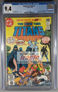 New Teen Titans #2 Comic Book Cover Art by George Perez
