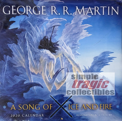 George R.R. Martin: A Song Of Ice And Fire 2020 Calendar by John Howe