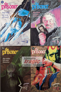 The Prisoner #1-4 Comic Book Cover Art by Dean Motter