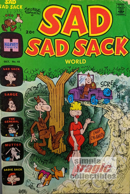 Sad Sad Sack World #45 Comic Book Cover Art by George Baker