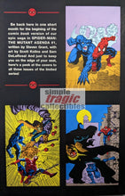 Load image into Gallery viewer, Spider-Man: Mutant Agenda #0 Comic Book Back Cover Art