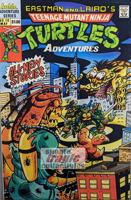 Teenage Mutant Ninja Turtles Adventures #10 Comic Book Cover Art
