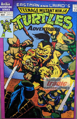 Teenage Mutant Ninja Turtles Adventures #32 Comic Book Cover Art by Peter Laird