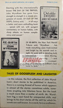Load image into Gallery viewer, Tales Of Gooseflesh And Laughter by John Wyndham Back Cover