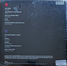 Load image into Gallery viewer, TRANSFORMERS: THE MOVIE - Original Motion Picture Soundtrack Vinyl Record Back Cover Art