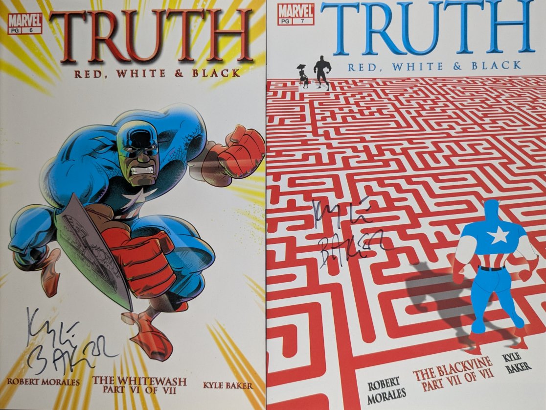 Truth: Red, White & Black (2003) #1-7 Complete Set SIGNED Truth: Red, White & Black (2003) #1-7 Complete Set SIGNED