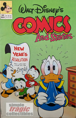 Walt Disney Comics And Stories #569 Comic Book Cover Art by Jukka Murtosaari