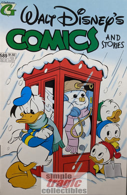 Walt Disney Comics And Stories #589 Comic Book Cover Art by Michael Nadorp