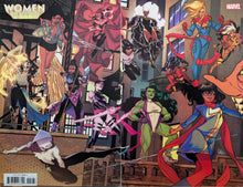 Load image into Gallery viewer, Women Of Marvel (2022) #1 (SDCC Panel Exclusive) #1 Wraparound Comic Book Cover Art by Elena Casagrande