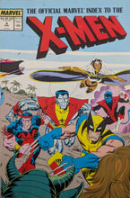 Load image into Gallery viewer, The Official Marvel Index To The X-Men #4 Comic Book Cover Art by Paul Ryan