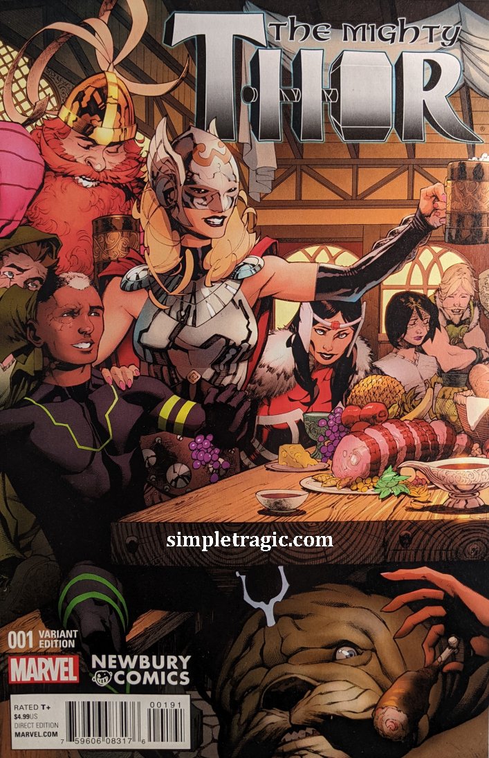Mighty Thor / Ms. Marvel Connecting Covers (2016) Newbury Comics