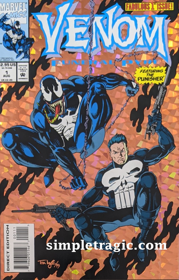 Venom Funeral Pyre (1993) 1 (of 3) Simple Tragic Collectibles