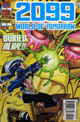 2099: World Of Tomorrow #2 Comic Book Cover Art by Pascual Ferry