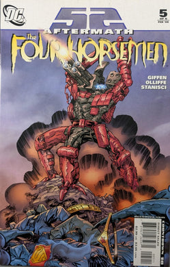 52 Aftermath: The Four Horsemen #5 Comic Book Cover Art by Keith Giffen