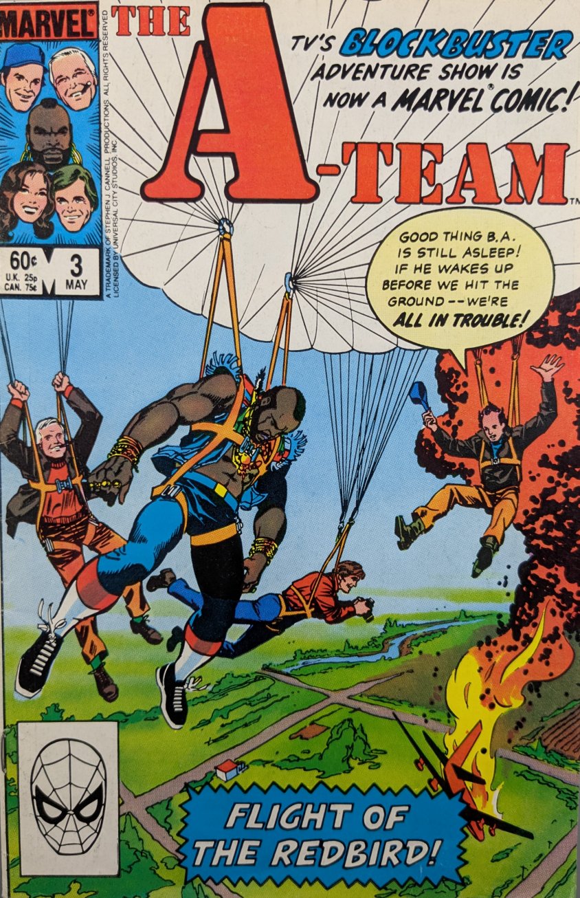 The A-Team #3 Comic Book Cover by John Romita