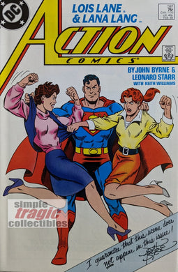 Action Comics #597 Comic Book Cover Art by John Byrne
