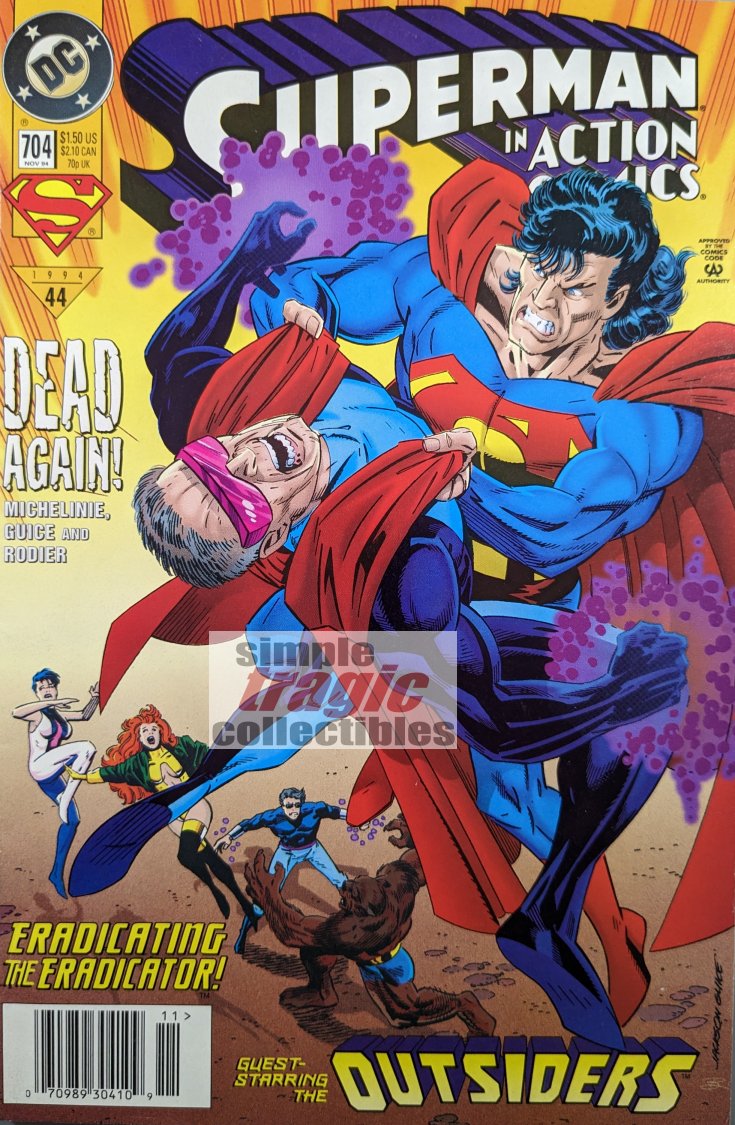 Action Comics #704 Comic Book Cover Art by Jackson Guice