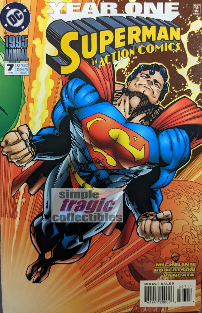 Action Comics Annual #7 Comic Book Cover Art by Walter Simonson