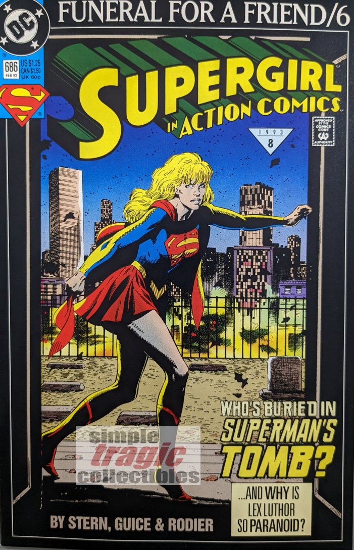 Action Comics #686 Comic Book Cover Art by Jackson Guice