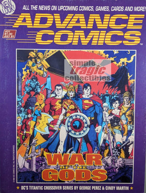 Advance Comics #31 Magazine Cover Art