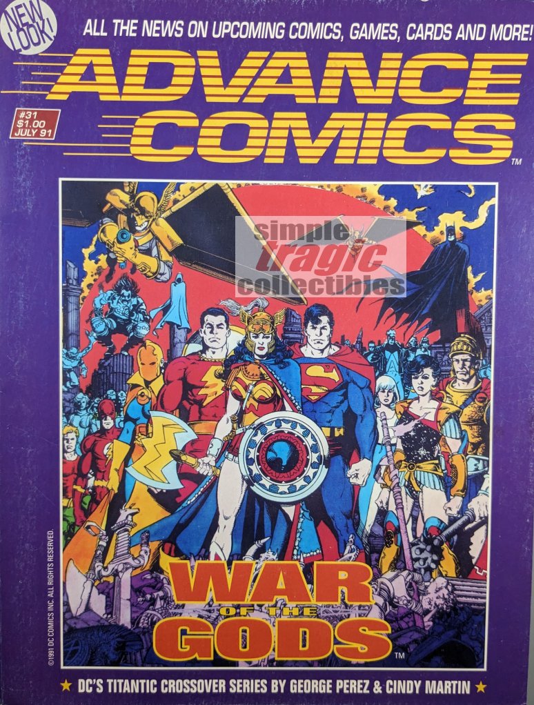 Advance Comics #31 Magazine Cover Art