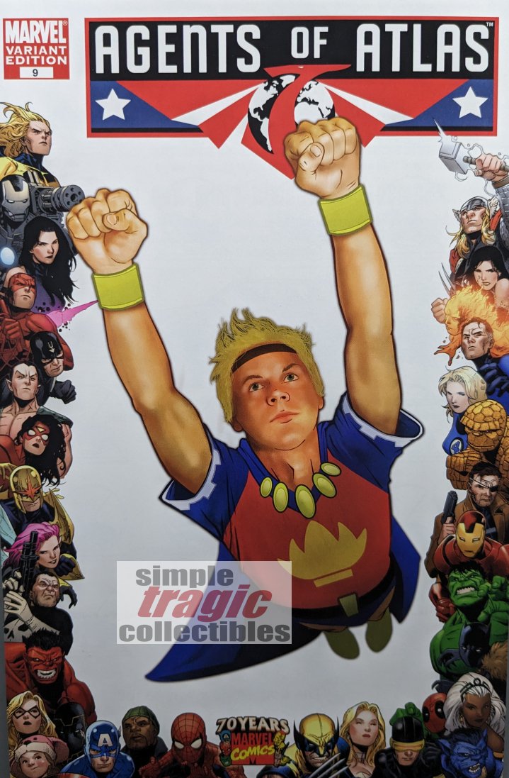 Agents Of Atlas #9 Comic Book Cover Art by Erik Jones