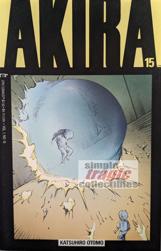 Akira #15 Comic Book Cover Art by Katsuhiro Otomo