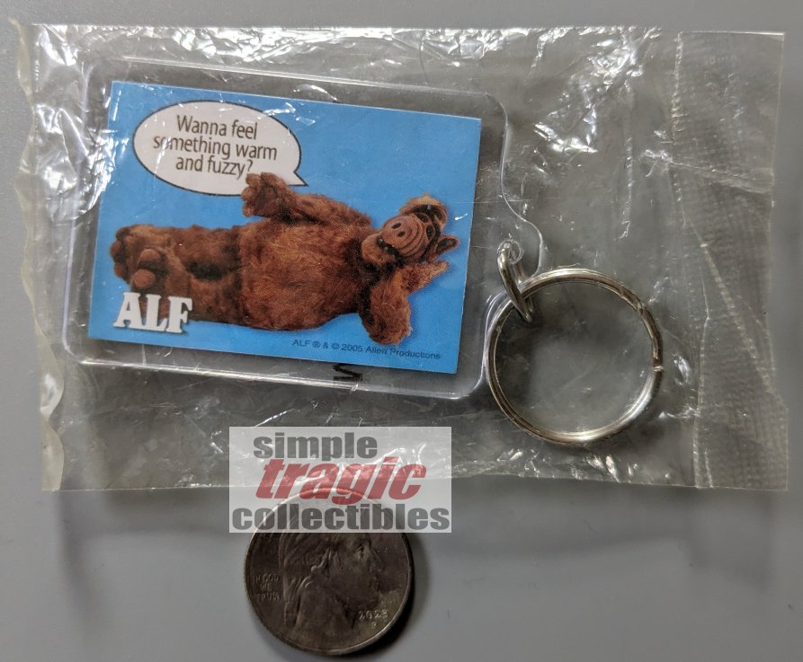 ALF 2005 Keychain - Wanna Feel Something Warm And Fuzzy?
