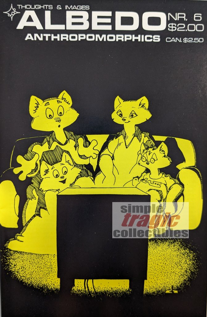 Albedo #6 Comic Book Cover Art by Steven A. Gallacci