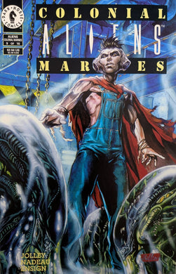 Aliens Colonial Marines #9 Comic Book Cover Art by Joe Phillips