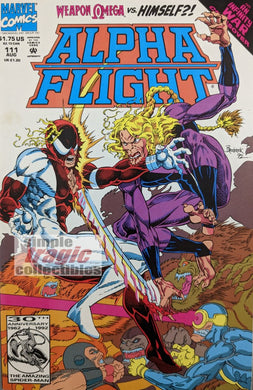Alpha Flight #111 Comic Book Cover Art by Pat Broderick