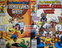 Load image into Gallery viewer, An American Tail: Fievel Goes West #2-3 Comic Book Cover Art by George Wildman

