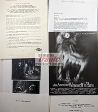 Load image into Gallery viewer, An American Werewolf In Paris Press Kit Contents
