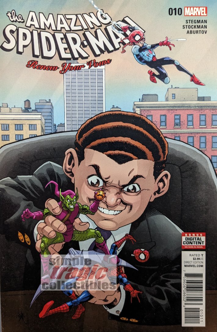 Amazing Spider-Man Renew Your Vows #10 Comic Book Cover Art by Nathan Stockman