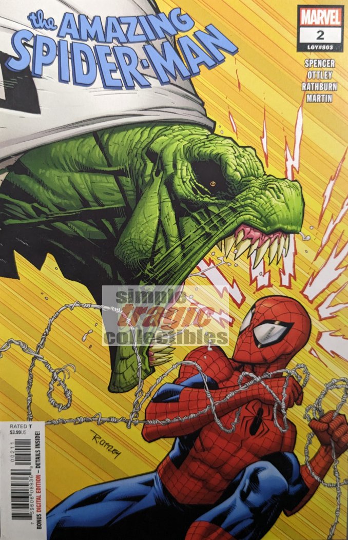 Amazing Spider-Man #2 Comic Book Cover Art by Ryan Ottley