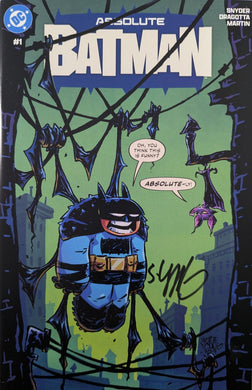 Absolute Batman #1 Variant Comic Book Cover Art by Skottie Young