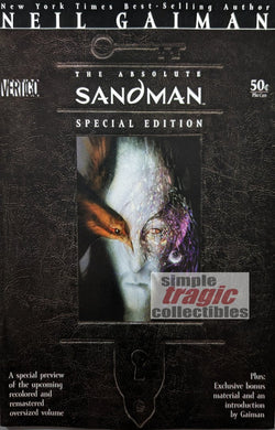 Absolute Sandman Special Edition Comic Book Cover Art by Dave McKean